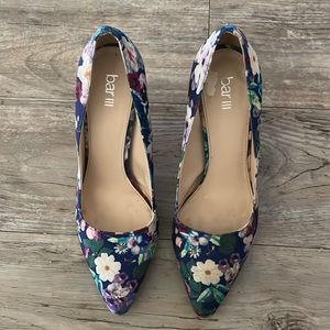 Bar III Floral Point Toe Joelle Stiletto (Size 7)